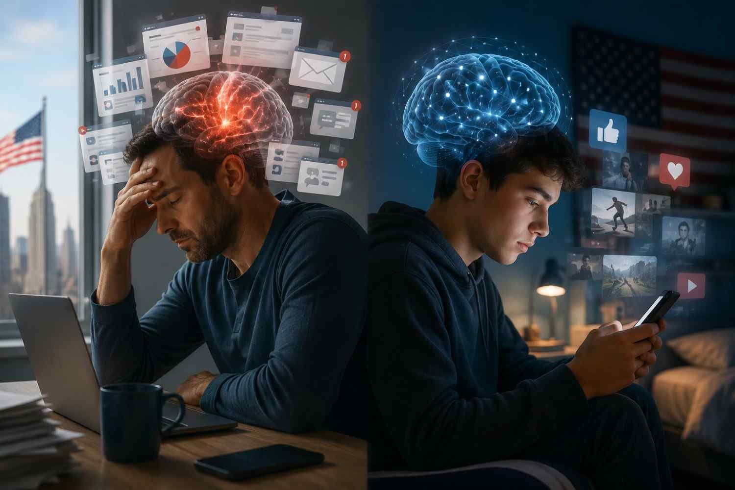 Adults Experience More Cognitive Overload