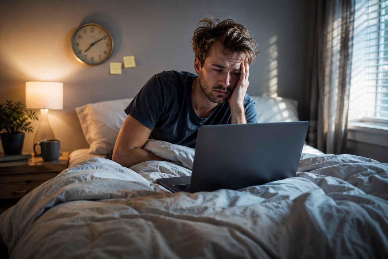 Working From Bed Usually Hurts Concentration